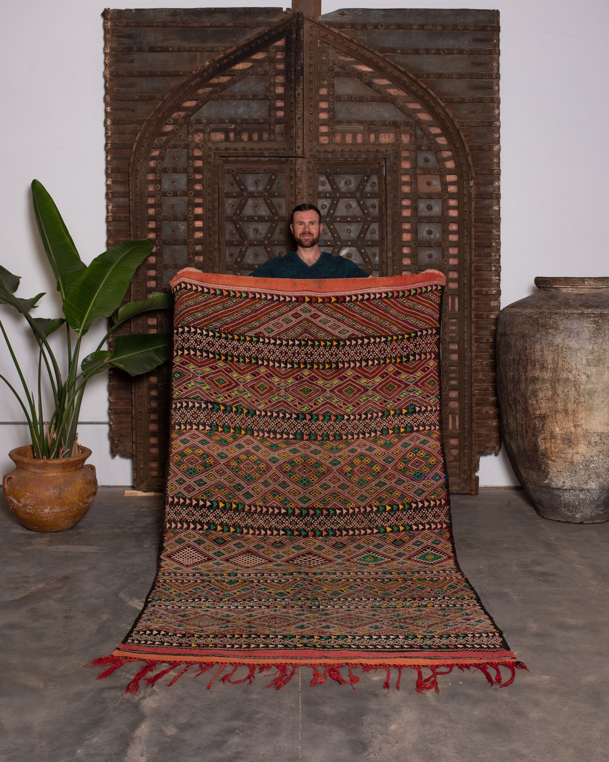 Vintage Moroccan Berber Zayan Rug 8 6 X 4 9 Sunnyside Tc